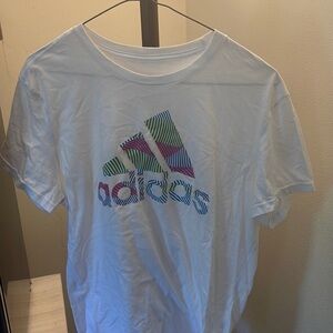 White Adidas Tshirt size large